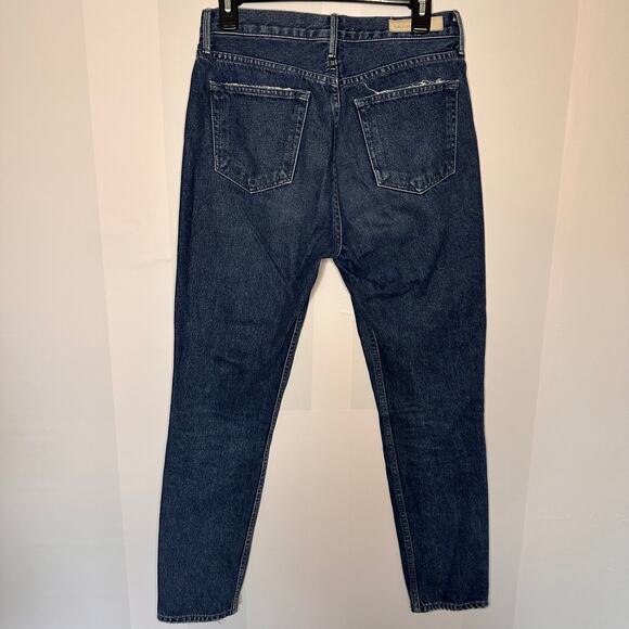 GRLFRND Karolina High Rise Button Fly 'Rather Have You' Blue Straight Jeans 27 - Picture 6 of 8